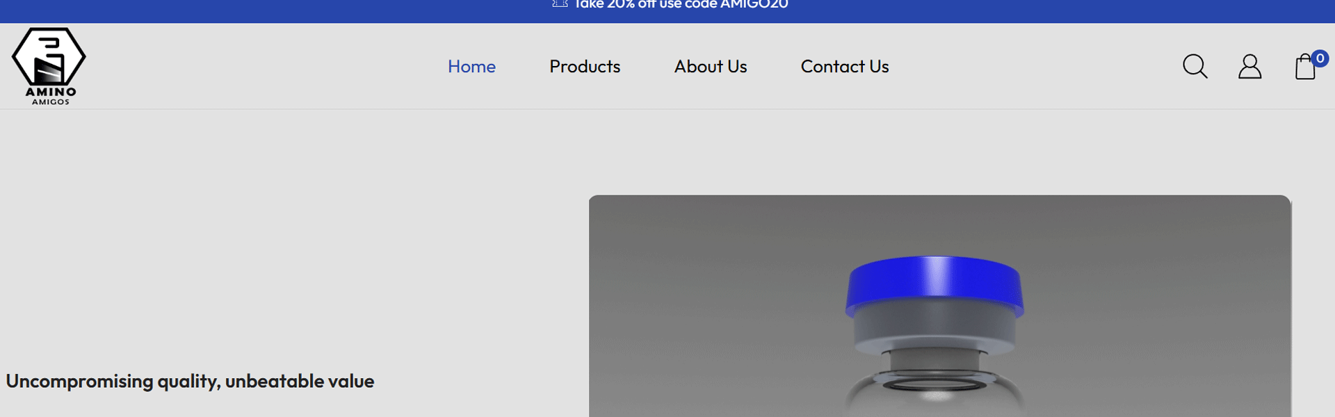 Amino Amigos storefront banner